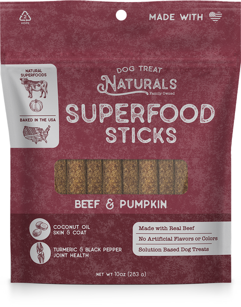 Beef & Pumpkin Superfood Sticks