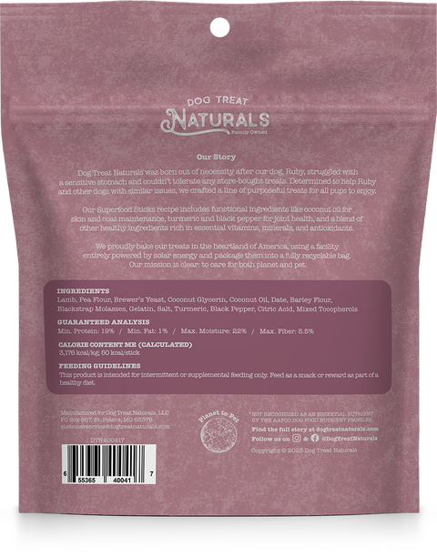 Lamb & Date Superfood Sticks