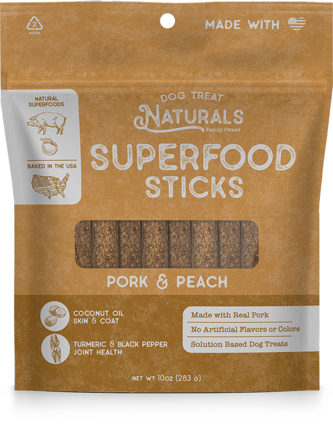 Pork & Peach Superfood Sticks