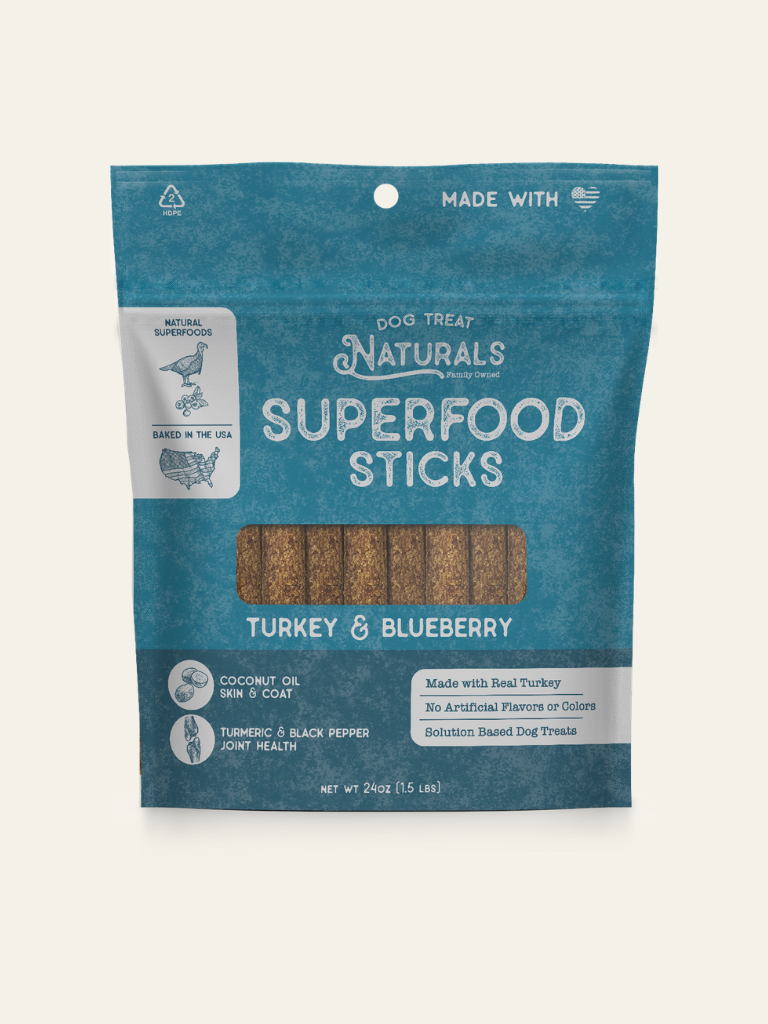 Turkey & Blueberry Superfood Sticks