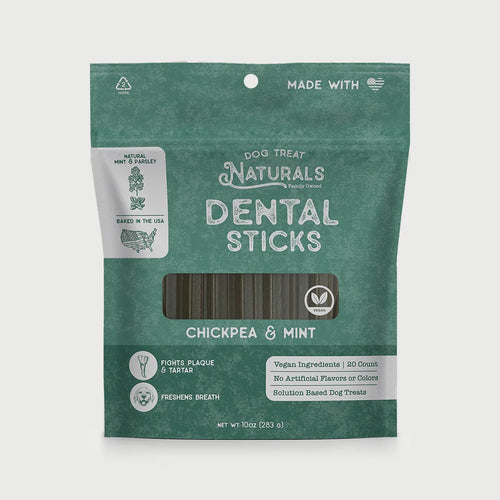 Chickpea & Mint Dental Sticks 10oz bag front
