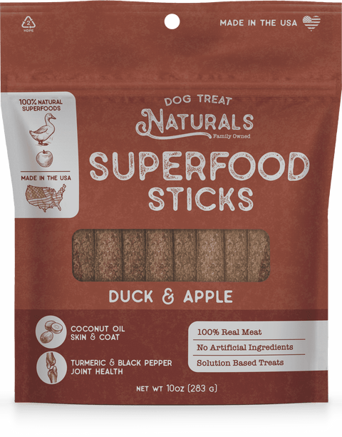 Duck & Apple Superfood Sticks, 10oz