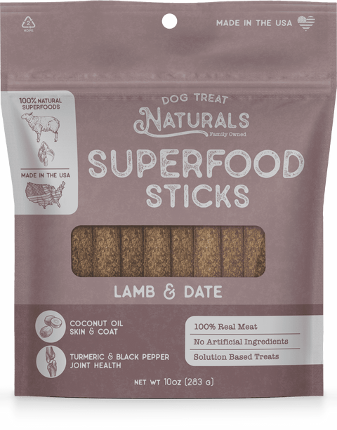 Lamb & Date Superfood Sticks, 10oz