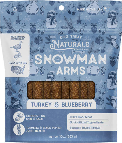 Turkey & Blueberry Snowman Arms