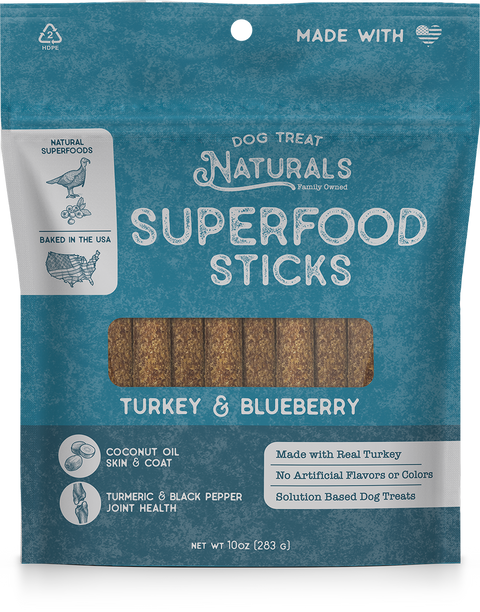 Turkey & Blueberry Superfood Sticks