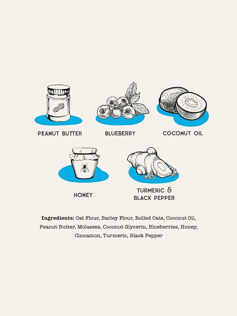 Peanut Butter & Blueberry Superfood Bites