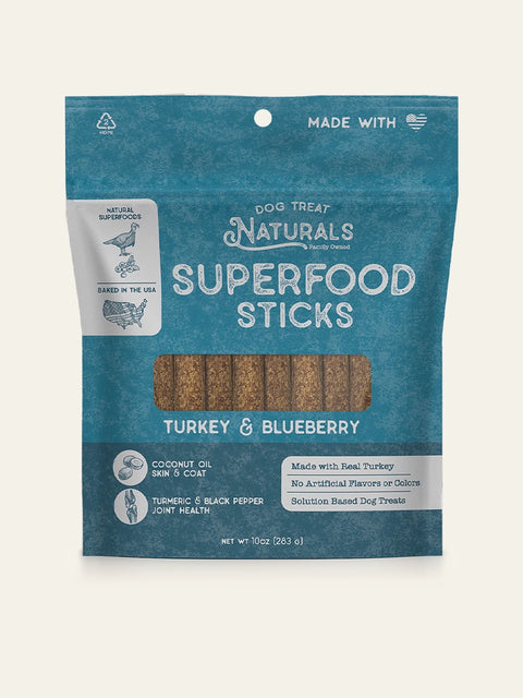 Turkey & Blueberry Superfood Sticks