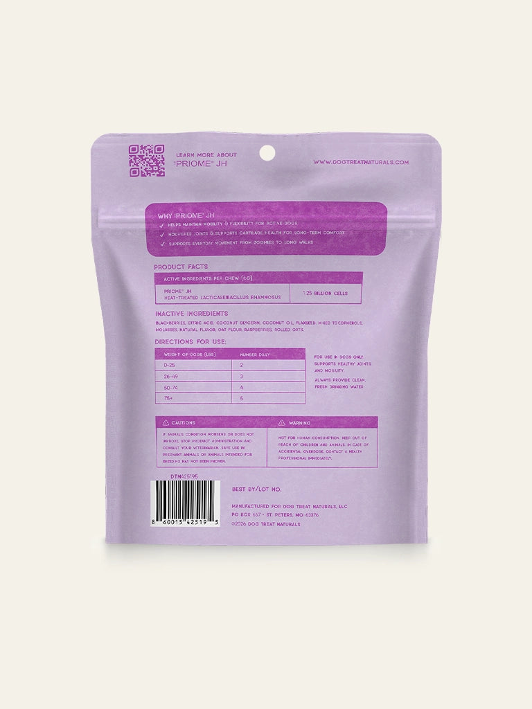 Mobility Support Postbiotic Dog Treats