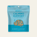 Front of the Calming Support Postbiotic Dog Chews bag from Dog Treat Naturals