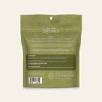 Back of the Duck & Apple Superfood Sticks bag showing feeding guidelines