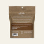 Back of the Sweet Potato & Quinoa Superfood Sticks bag showing feeding guidelines