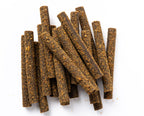 Close-up of Lamb & Date Superfood Sticks showing the real texture
