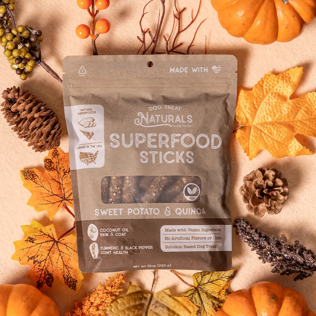 Sweet Potato & Quinoa Superfood Sticks bag